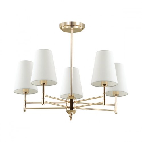 Люстра потолочная пятирожковая Lumion LN20 043 E14 220В Золото картинка 